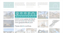 Desktop Screenshot of garryadamarchitect.co.uk