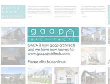 Tablet Screenshot of garryadamarchitect.co.uk